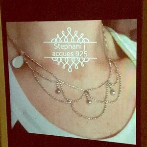 Stephanie St Jacques 16” 925 sterling necklace